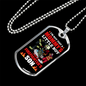 I'm A Firefighter'S Son Firefighter Gift Stainless Steel or 18k Gold Dog Tag 24" Chain-Express Your Love Gifts
