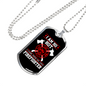 I'm A Hot Firefighter Gift Stainless Steel or 18k Gold Dog Tag 24" Chain-Express Your Love Gifts