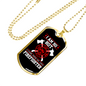 I'm A Hot Firefighter Gift Stainless Steel or 18k Gold Dog Tag 24" Chain-Express Your Love Gifts