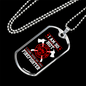 I'm A Hot Firefighter Gift Stainless Steel or 18k Gold Dog Tag 24" Chain-Express Your Love Gifts