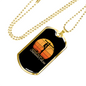 I'm A Lineman'S Mom Necklace Stainless Steel or 18k Gold Dog Tag 24" Chain-Express Your Love Gifts