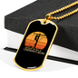 I'm A Lineman'S Mom Necklace Stainless Steel or 18k Gold Dog Tag 24" Chain-Express Your Love Gifts