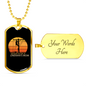 I'm A Lineman'S Mom Necklace Stainless Steel or 18k Gold Dog Tag 24" Chain-Express Your Love Gifts