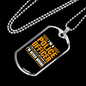 I'm A Police Officer I'm Never Wrong Necklace Stainless Steel or 18k Gold Dog Tag 24"-Express Your Love Gifts