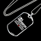 I'm A Retired Firefighter Gift Stainless Steel or 18k Gold Dog Tag 24" Chain-Express Your Love Gifts