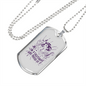 I'm a Sagittarius and Proud of It Zodiac Necklace Stainless Steel or 18k Gold Dog Tag 24" Chain-Express Your Love Gifts