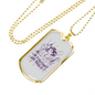 I'm a Sagittarius and Proud of It Zodiac Necklace Stainless Steel or 18k Gold Dog Tag 24" Chain-Express Your Love Gifts