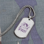 I'm a Sagittarius and Proud of It Zodiac Necklace Stainless Steel or 18k Gold Dog Tag 24" Chain-Express Your Love Gifts