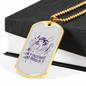 I'm a Sagittarius and Proud of It Zodiac Necklace Stainless Steel or 18k Gold Dog Tag 24" Chain-Express Your Love Gifts