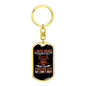 I'm A Sexy Firefighter Keychain Stainless Steel or 18k Gold Dog Tag Keyring-Express Your Love Gifts