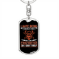 I'm A Sexy Firefighter Keychain Stainless Steel or 18k Gold Dog Tag Keyring-Express Your Love Gifts