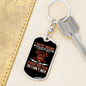 I'm A Sexy Firefighter Keychain Stainless Steel or 18k Gold Dog Tag Keyring-Express Your Love Gifts
