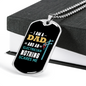 I'm An Electrician Dad Necklace Stainless Steel or 18k Gold Dog Tag 24" Chain-Express Your Love Gifts
