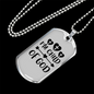 I'm Child Of God Necklace Stainless Steel or 18k Gold Dog Tag 24" Chain-Express Your Love Gifts
