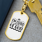 I'm Child Of God Plain Keychain Stainless Steel or 18k Gold Dog Tag Keyring-Express Your Love Gifts