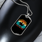 I'm Gonna Ride Horse Necklace Stainless Steel or 18k Gold Dog Tag 24" Chain-Express Your Love Gifts