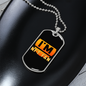 I'm NFT Fan Crypto Necklace Stainless Steel or 18k Gold Dog Tag 24" Chain-Express Your Love Gifts