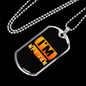 I'm NFT Fan Crypto Necklace Stainless Steel or 18k Gold Dog Tag 24" Chain-Express Your Love Gifts