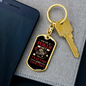 I'm On A Poker Diet Gambler Keychain Stainless Steel or 18k Gold Dog Tag Keyring-Express Your Love Gifts