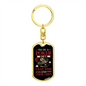 I'm On A Poker Diet Gambler Keychain Stainless Steel or 18k Gold Dog Tag Keyring-Express Your Love Gifts