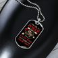 I'm On A Poker Diet Gambler Necklace Stainless Steel or 18k Gold Dog Tag 24" Chain-Express Your Love Gifts