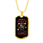 I'm On A Poker Diet Gambler Necklace Stainless Steel or 18k Gold Dog Tag 24" Chain-Express Your Love Gifts