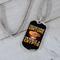 I'm Really a Crypto Crypto Necklace Stainless Steel or 18k Gold Dog Tag 24" Chain-Express Your Love Gifts