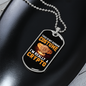 I'm Really a Crypto Crypto Necklace Stainless Steel or 18k Gold Dog Tag 24" Chain-Express Your Love Gifts