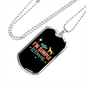 I'm Simple Woman Necklace Stainless Steel or 18k Gold Dog Tag 24" Chain-Express Your Love Gifts