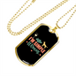 I'm Simple Woman Necklace Stainless Steel or 18k Gold Dog Tag 24" Chain-Express Your Love Gifts