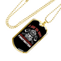 I'm So Hot Firefighter Gift Stainless Steel or 18k Gold Dog Tag 24" Chain-Express Your Love Gifts