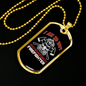 I'm So Hot Firefighter Gift Stainless Steel or 18k Gold Dog Tag 24" Chain-Express Your Love Gifts
