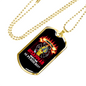 I Make Fires Disappear Firefighter Gift Stainless Steel or 18k Gold Dog Tag 24" Chain-Express Your Love Gifts