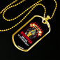 I Make Fires Disappear Firefighter Gift Stainless Steel or 18k Gold Dog Tag 24" Chain-Express Your Love Gifts