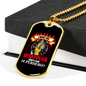 I Make Fires Disappear Firefighter Gift Stainless Steel or 18k Gold Dog Tag 24" Chain-Express Your Love Gifts