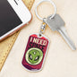 I Need Space Dog Tag Pendant Keychain Stainless Steel or 18k Gold-Express Your Love Gifts