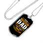 I Raised My Hero Firefighter Gift Stainless Steel or 18k Gold Dog Tag 24" Chain-Express Your Love Gifts