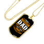I Raised My Hero Firefighter Gift Stainless Steel or 18k Gold Dog Tag 24" Chain-Express Your Love Gifts