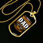 I Raised My Hero Firefighter Gift Stainless Steel or 18k Gold Dog Tag 24" Chain-Express Your Love Gifts