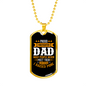 I Raised My Hero Firefighter Gift Stainless Steel or 18k Gold Dog Tag 24" Chain-Express Your Love Gifts