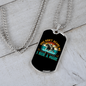 I Ride a MAre Horse Necklace Stainless Steel or 18k Gold Dog Tag 24" Chain-Express Your Love Gifts