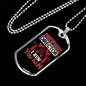 I Run You Ran Firefighter Gift Stainless Steel or 18k Gold Dog Tag 24" Chain-Express Your Love Gifts