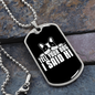 I Said Hi Necklace Stainless Steel or 18k Gold Dog Tag 24" Chain-Express Your Love Gifts
