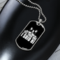 I Said Hi Necklace Stainless Steel or 18k Gold Dog Tag 24" Chain-Express Your Love Gifts