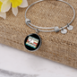 I Said Pspsps Cat Bracelet Stainless Steel or 18k Gold Circle Bangle-Express Your Love Gifts
