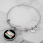 I Said Pspsps Cat Bracelet Stainless Steel or 18k Gold Circle Bangle-Express Your Love Gifts