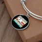 I Said Pspsps Cat Bracelet Stainless Steel or 18k Gold Circle Bangle-Express Your Love Gifts
