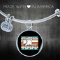 I Said Pspsps Cat Bracelet Stainless Steel or 18k Gold Circle Bangle-Express Your Love Gifts