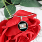 I Said Pspsps Cat Circle Necklace Stainless Steel or 18k Gold 18-22"-Express Your Love Gifts