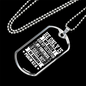 I Shall Not Be Shaken Psalm 62:6 Necklace Stainless Steel or 18k Gold Dog Tag 24" Chain-Express Your Love Gifts